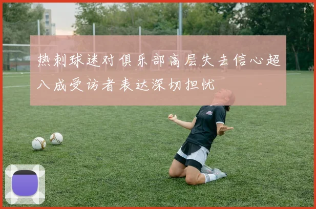 热刺球迷对俱乐部高层失去信心超八成受访者表达深切担忧
